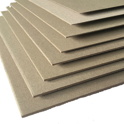 Resistencia al plegamiento Papel gris grueso Precio al por mayor Tarjetas de fijación gris