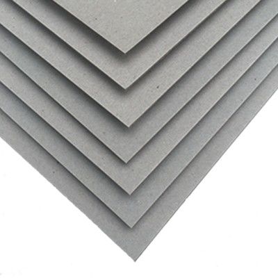 Papel de cartón gris de 500 gramos laminado reciclado de hojas de cartón gris