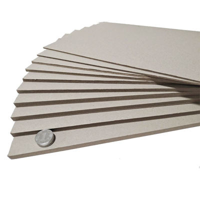 Precios directos de fábrica personalizados para tablero dúplex de todos los tamaños con espalda gris