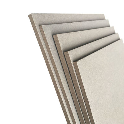Papel de cartón reciclado de 1,3 mm Hojas de cartón gris rígido de 820 gramos de cartón duro
