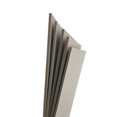 Papel de cartón reciclado de 1,3 mm Hojas de cartón gris rígido de 820 gramos de cartón duro