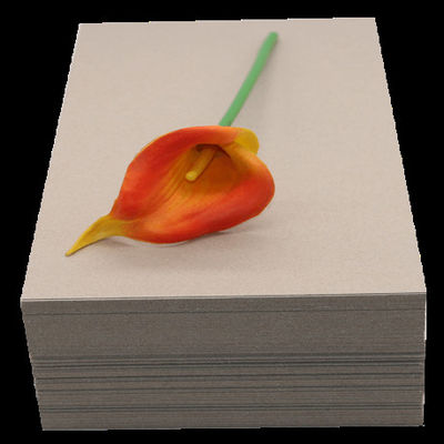 Papel de cartón gris de doble cara de alta densidad 2 mm 3 mm 5 mm Papel de cartón duplex gris