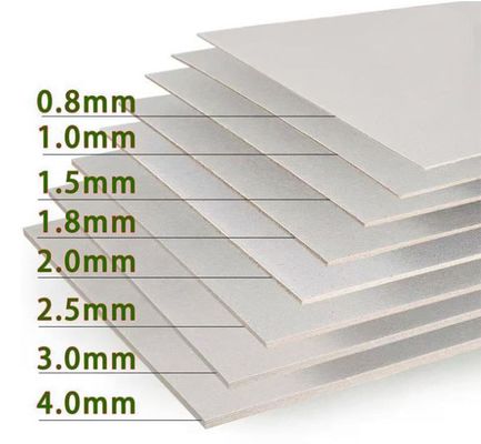 Precio de fábrica de cartón gris mejor precio de calidad 1mm 2mm 3mm para embalaje de regalos