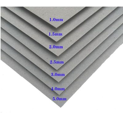 Papel gris de calidad superior impreso a medida: hojas de cartón de espesor duro y núcleo