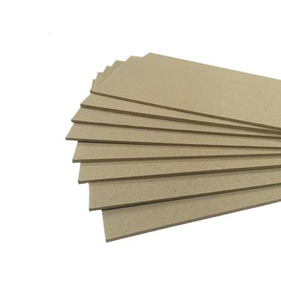 Buena calidad 1 mm 1,5 mm 2 mm 3 mm láminas de cartón gris laminado cartón duro cartón gris