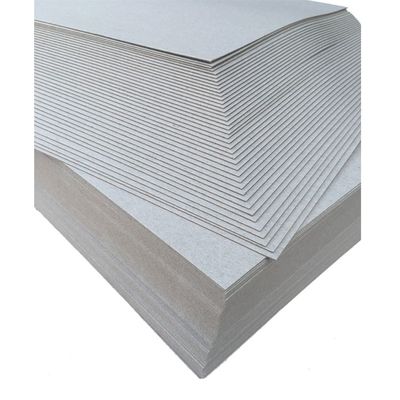 Suministro de fábrica 787*1092 mm cartón gris cartón papel aglomerado gris por rollos o por hojas