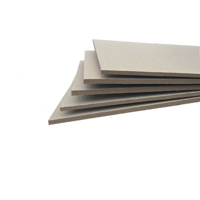 China fábrica de cartón de papel proveedor de material reciclado de espalda gris 300gm cartón de papel gris