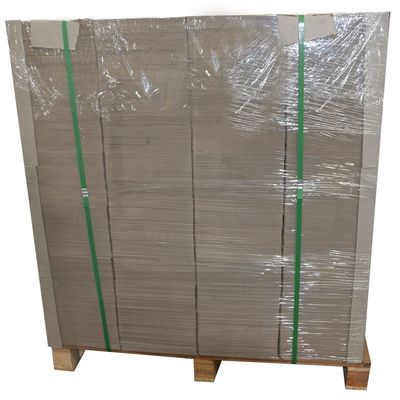 Hojas de cartón gris sin recubrimiento Papel de cartón dúplex reciclado Forma personalizada