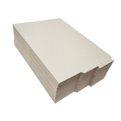 Hojas de cartón blanco de forma personalizada con estilo de pasta reciclada