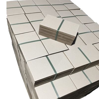 Impresión en grabado Hojas de cartón gris Papel de cartón personalizado para embalaje