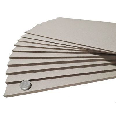 Tarjeta de cartón gris de tamaño A4 Tarjeta de papel gris 1000mic 1mm para encuadernación de libros
