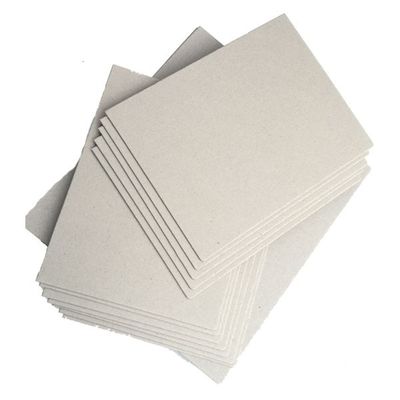 2 mm de cartón de cartón gris Personalizado Limpias hojas de cartón gris recicladas