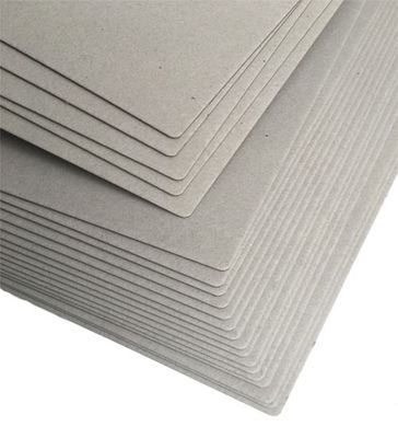 2 mm de cartón de cartón gris Personalizado Limpias hojas de cartón gris recicladas