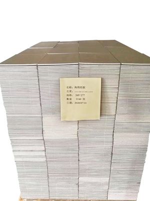 Carpeta de cartón de cartón grueso gris de cartón de cartón de papel sin recubrimiento