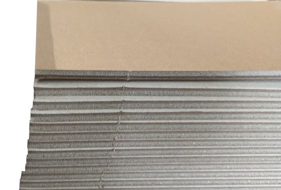Carpeta de cartón de cartón grueso gris de cartón de cartón de papel sin recubrimiento
