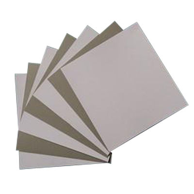Papel de celulosa reciclado de cartón dúplex recubierto de un lado con espalda gris