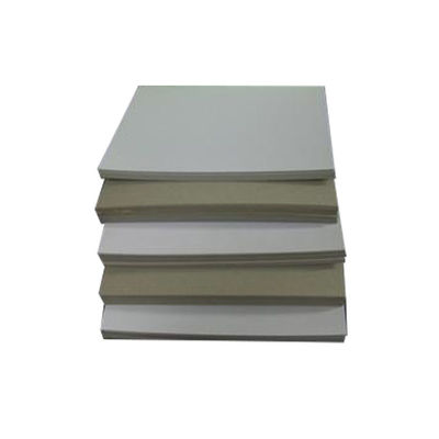 Papel de cartón duplex de un lado blanco con espalda gris Papel de cartón gris 200-450gm