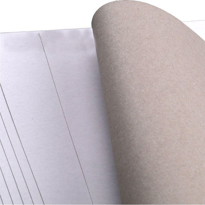 Papel de cartón recubierto con embalaje gris Papel de cartón duplex usado