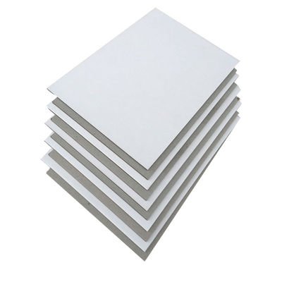 Tarjeta Duplex con fondo gris/Tarjeta Duplex/Papel Duplex