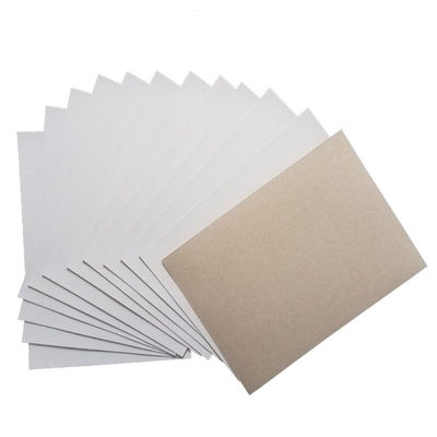 Nueva entrega rápida Revestida de caja pequeña Blanco Reciclado de fibra de largo Papel Duplex