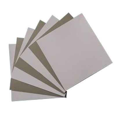 Papel de celulosa reciclado de cartón dúplex recubierto de un lado con fondo gris para libros, cajas