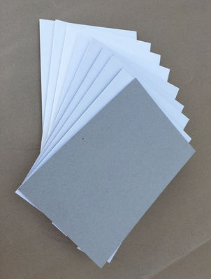 Ventas calientes 250gm Exportación de cartón recubierto de cartón de papel recubierto de cartón dúplex espalda gris espalda blanca