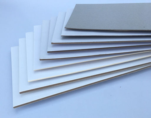Ventas calientes 250gm Exportación de cartón recubierto de cartón de papel recubierto de cartón dúplex espalda gris espalda blanca
