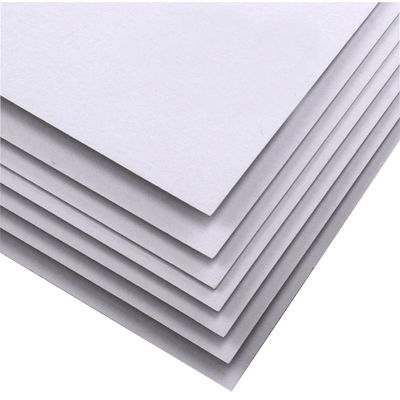 Papel de cartón duplex de un lado blanco con fondo gris: cartón duplex personalizado de buena calidad