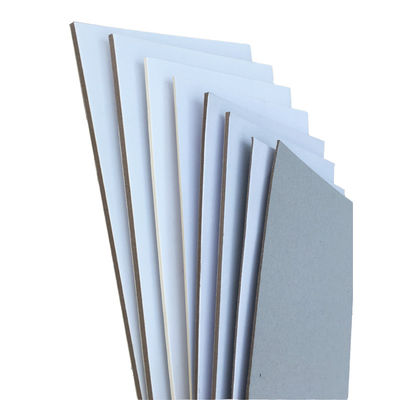Venta caliente reciclado 02Mm-5Mm Revestido de papel duplex con espalda gris para la caja de cartón en papel de rollo