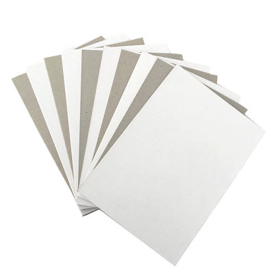 Cartones Materia prima Tarjeta duplex con espalda gris espalda blanca Tarjeta de impresión de papel duplex espalda gris