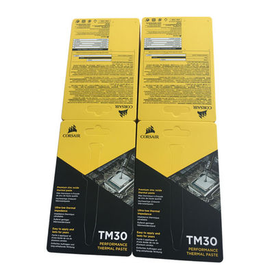 Papel de cartón dúplex con fondo gris Muestras gratuitas para imprimir y empacar