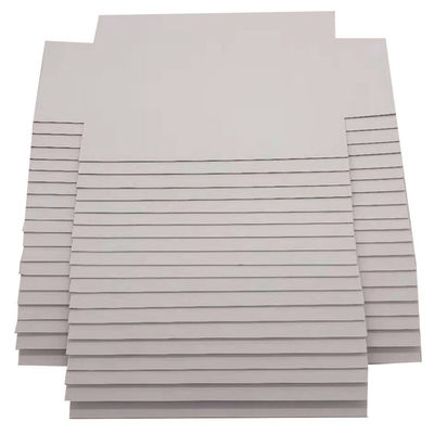 Reciclar 400G Blanco gris de espalda de cartón duplex, cartón duplex de forma personalizada