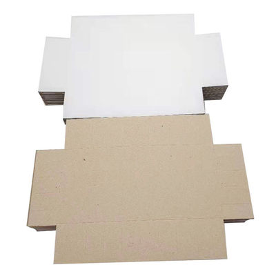 Reciclar 400G Blanco gris de espalda de cartón duplex, cartón duplex de forma personalizada