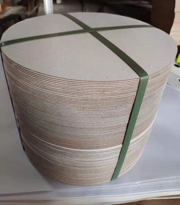Papel offset revestido de una sola cara con fondo gris claro de cartón duplex reciclado