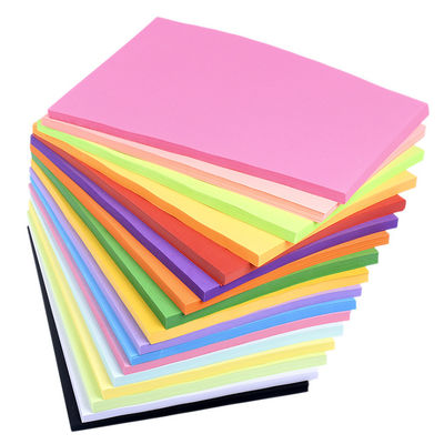 Hoja de papel de copia de color reciclado, tamaño A3 A4 papel de color imprimible