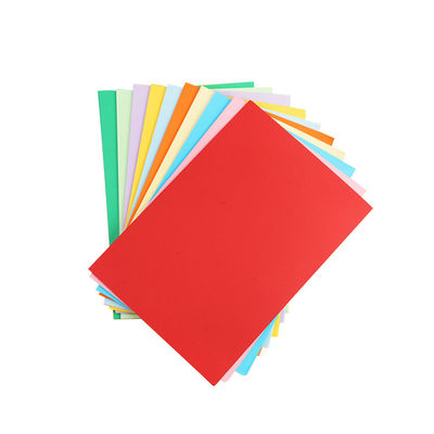 Tamaño personalizado Papel de color 180gm 200gm Hojas de papel de cartón de color