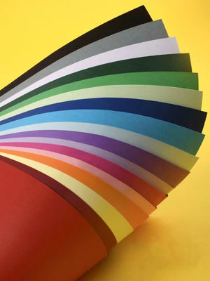 Papel de copias de colores personalizados, papel de cartón de colores para trabajos de oficina para hacer artesanías