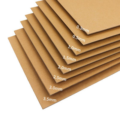 150 Gsm 180 Gsm cartón de papel Kraft reciclado para material de embalaje