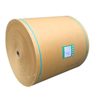 Papel Kraft revestido con PE, papel biodegradable, papel marrón artesanal reciclado
