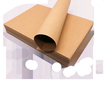 Papel de embalaje marrón de alta intensidad cartón de papel Kraft recargable