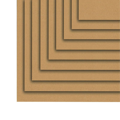 Papel de cartón kraft sin blanquear de pulpa de madera 81 gm Rollos de papel de cartón kraft marrón virgen