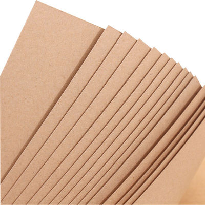 Papel de cartón Kraft con recubrimiento de PE de color marrón brillante o acabado mate