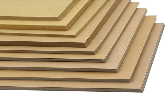 Embalaje de papel Kraft impreso a medida, cartón Kraft Liner para cajas regalo de grado alimenticio