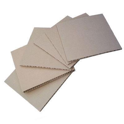 Hojas de papel de cartón ondulado simple / doble Tarjeta de papel plegable para embalaje