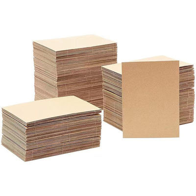espesor 2 mm 3 mm B flauta cartón corrugado impermeable cera doble lado