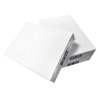 Papel de copia de tamaño A4 de 70 gsm 100% libre de madera para impresión de múltiples usos