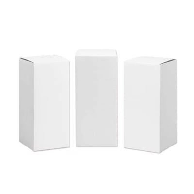Cajas blancas de cartón cuadrado para envases de regalos, cajas de envío de papel para pequeñas empresas