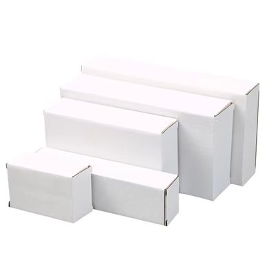 Cajas blancas de cartón cuadrado para envases de regalos, cajas de envío de papel para pequeñas empresas