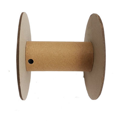 Cartuchos de papel kraft ecológicos, bobinas de cable de cartón reciclado