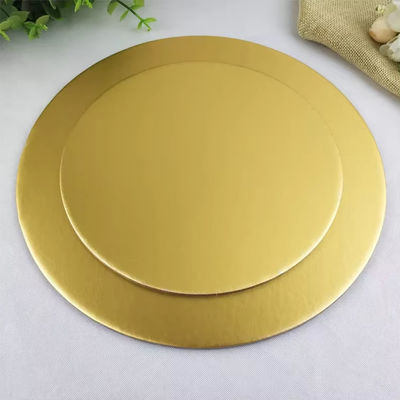 Base de cartón de tarta redonda personalizada con laminado brillante o mate